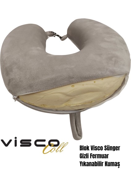 Seyahat Boyun Yastığı Visco Seyahat Yastığı Ortopedik Seyahat Yastığı Visco Boyun Yastığı Visco Yastık indirimleri