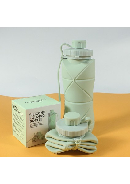 Silikon Açık Katlanır Su Şişesi Taşınabilir Sıkıştırılabilir Şişe Yüksek Sıcaklığa-Yeşil (Yurt Dışından) fırsatları