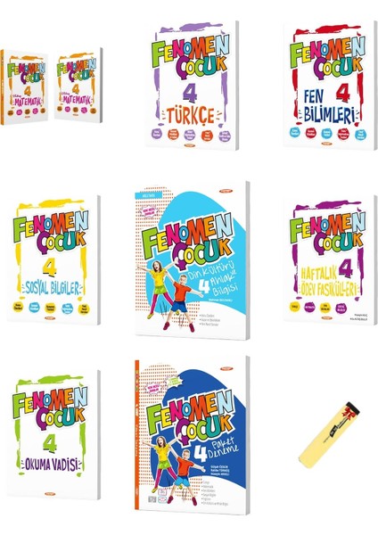 Fenomen Yayıncılık 4. Sınıf Tüm Dersler 9’lu Set