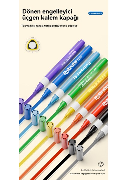 Çocuklar Için Toksik Olmayan 60 Renkli Akrilik Kalem (Yurt Dışından) fırsatları