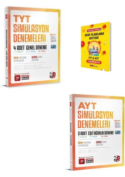 TYT ve AYT Eşit Ağırlık Deneme Seti