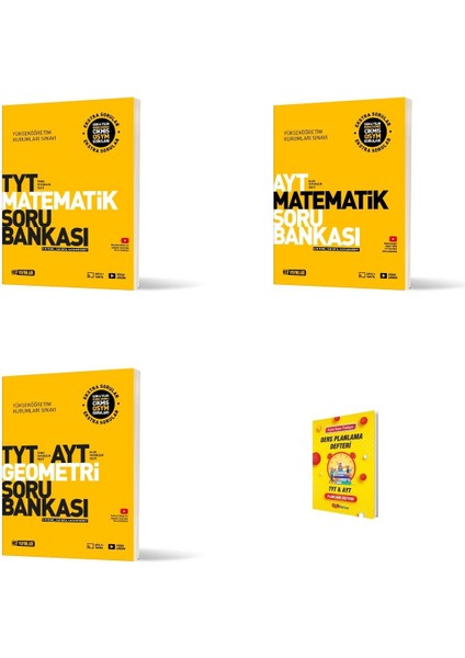 Tyt ve Ayt Matematik - Geometri Soru Bankası + Planlama Defteri