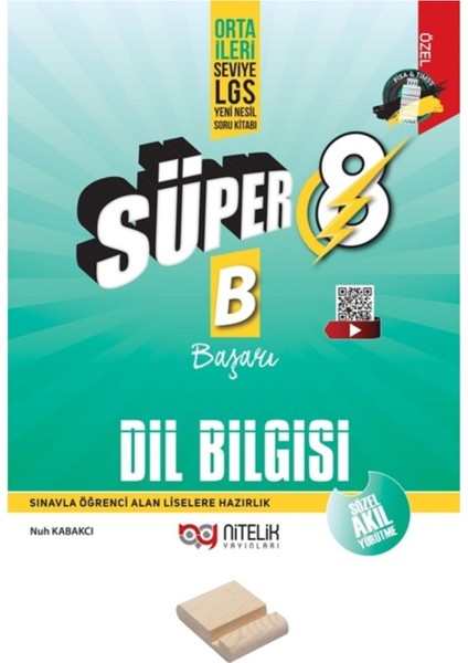 Lgs 8. Sınıf Yeni Nesil B Serisi Süper Dilbilgisi Soru Bankası + Telefon Tutucu
