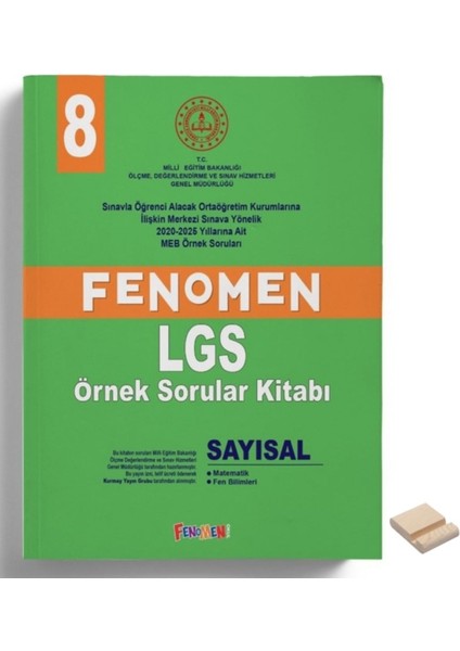Fenomen Yayıncılık (Sınıf: 8) Lgs Sayısal Örnek Sorular Kitabı (Telefon Tutucu)