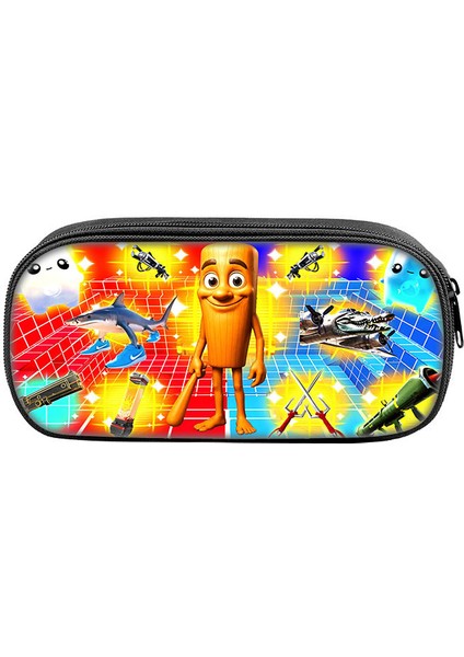 Baskılı Beyin Deliği Köpekbalığı Öğrenci Kırtasiye Çantası (Yurt Dışından)