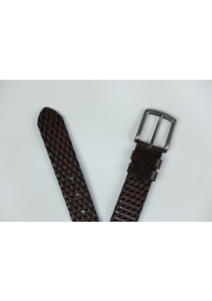 %100 Deri 4 cm Tbk 009 Kahverengi Desenli fiyatları