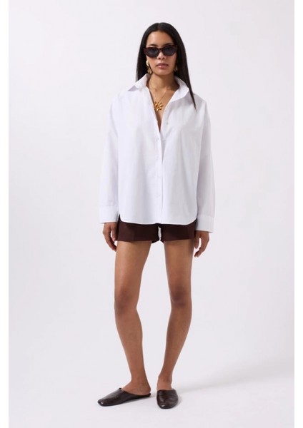 Yumuşak Pamuklu Basic Gömlek