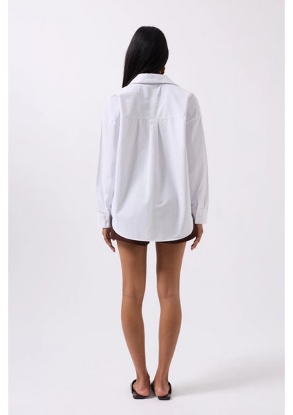 Yumuşak Pamuklu Basic Gömlek fırsatları