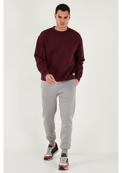 Regular Fit Bisiklet Yaka Pamuklu Içi Tüylü Yumuşak Şardonlu Sweat Erkek Sweat 5905255 fiyatları