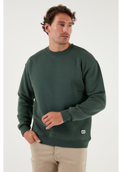 Regular Fit Bisiklet Yaka Pamuklu Içi Tüylü Yumuşak Şardonlu Sweat Erkek Sweat 5905255 indirimleri