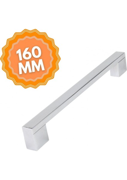 Alüminyum Köprü Kulp 160 Mm-Krom - Paket 5 Li