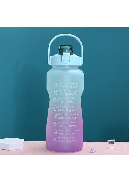 2l Büyük Kapasiti Spor Su Kupası Dış Mekan Damla Damlı Taşınabilir Siper Şişesi (Yurt Dışından)