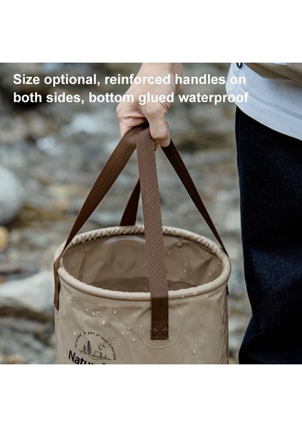 NH20SJ040 20L Pvc Açık Mekan Kamp Katlanabilir Su Depolama Kepçesi (Yurt Dışından) modelleri