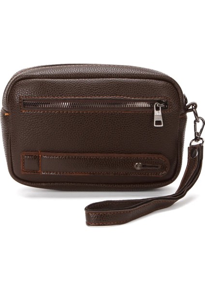 Erkek El Askılı Portföy Clutch El Çantası NEWPOLO256 - Kahverengi modelleri