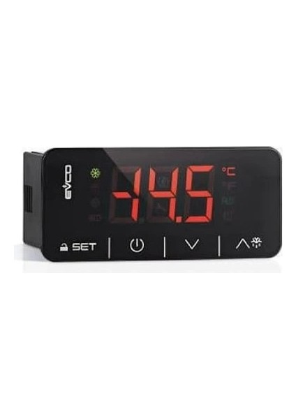 EV3X21N7 Tek Prob Dokunmatik Dijital Termostat ( Çift Kontak Dar Tip )