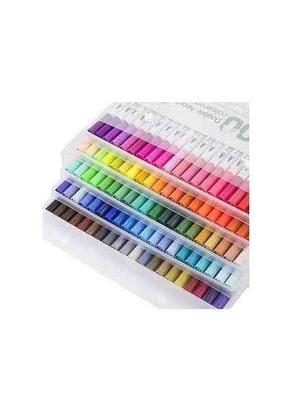 48 Adet Stil Çift Uçlu Marker Boya Kalemler Seti fiyatları