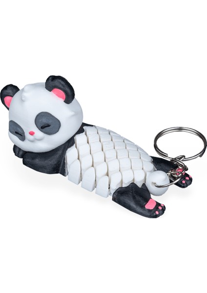 Sevimli Panda Figürü Anahtarlık (3d Baskı)