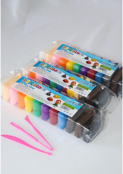 Air Clay Zıplayan Kil Hava ile Kuruyan Modelleme Kili ( 115 gr ) 12 Adet indirimleri