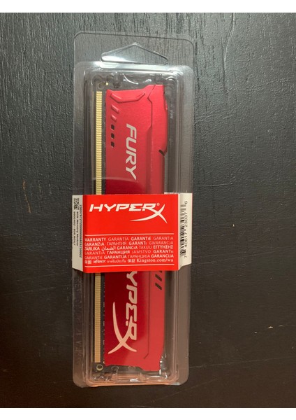HyperX Fury Red 8GB 1600MHz DDR3 Ram (HX316C10FR/8) fırsatları