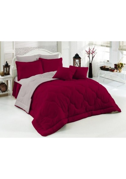 Uyku Seti 4 Parça - Tek Kişilik - Delüx - Pamuklu Kumaş - Silikon Dolgulu