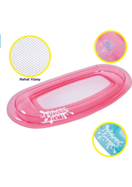 Sunclub Honolulu Mesh Mat – Fileli Deniz Yatağı - 33050 (Pembe)