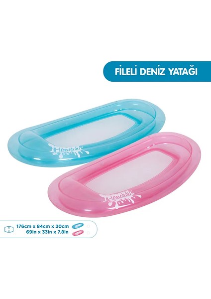 Sunclub Honolulu Mesh Mat – Fileli Deniz Yatağı - 33050 (Pembe) fiyatları