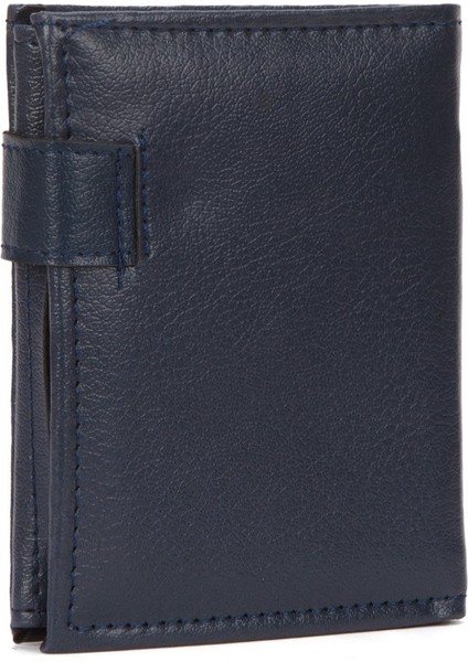 Erkek Deri Bozuk Para Hazneli Kartlık Cüzdan (10X12CM) NEWPOLO179 – Lacivert fırsatları