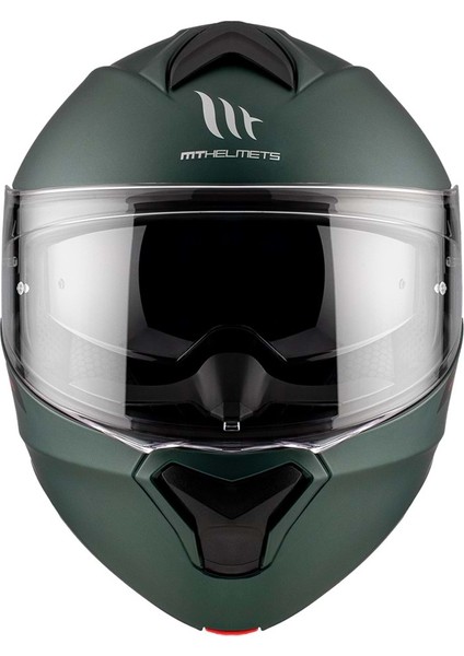 mt Genesis Sv Solid A6 Mat Yeşil Çene Açılır Kask modelleri