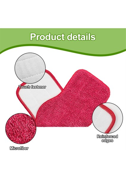 Schenley Buharlı Paspas 7'si 1 Arada Temizleyici Için 10 Adet Buharlı Paspas Pedi Yedek Mikrofiber Paspas Pedi Çok Yüzeyli Zeminler Için Yedek (Yurt Dışından) modelleri