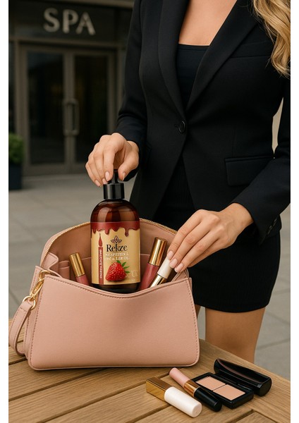 3 Adet Çilek Aromalı Vücut Aromaterapi Yenilebilir Masaj Yağı 120 ml