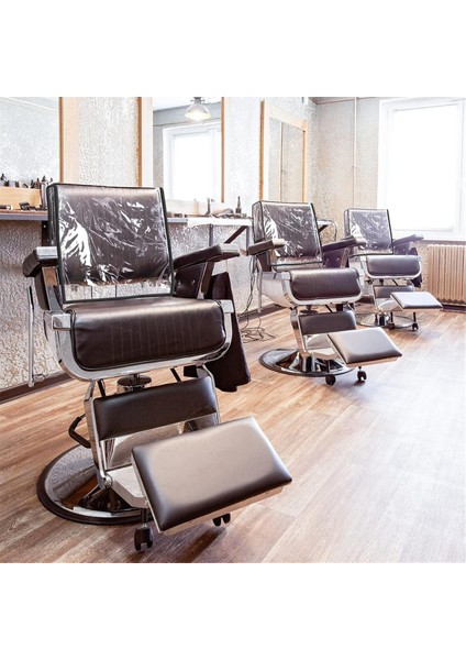 4 Adet Salon Sandalyesi Kılıfı Koruyucuları Şeffaf Sandalye Kılıfları Ekipman Salon Sandalye Kılıfı Çoğu Salon Sandalyesi Ofis Sandalyeleri Için (Yurt Dışından) fiyatları