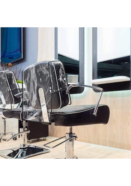 4 Adet Salon Sandalyesi Kılıfı Koruyucuları Şeffaf Sandalye Kılıfları Ekipman Salon Sandalye Kılıfı Çoğu Salon Sandalyesi Ofis Sandalyeleri Için (Yurt Dışından) modelleri