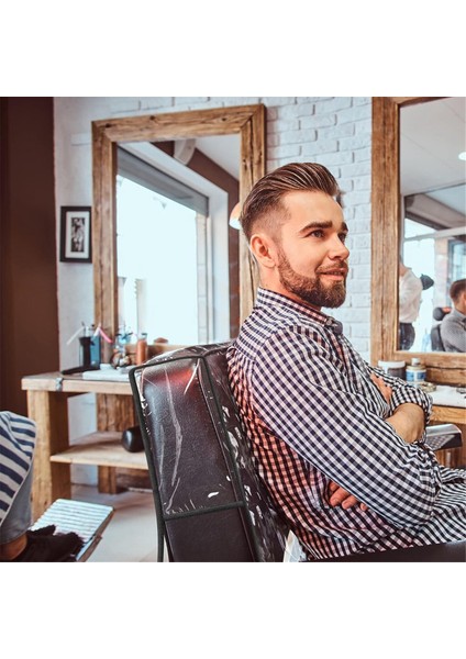 4 Adet Salon Sandalyesi Kılıfı Koruyucuları Şeffaf Sandalye Kılıfları Ekipman Salon Sandalye Kılıfı Çoğu Salon Sandalyesi Ofis Sandalyeleri Için (Yurt Dışından) fırsatları