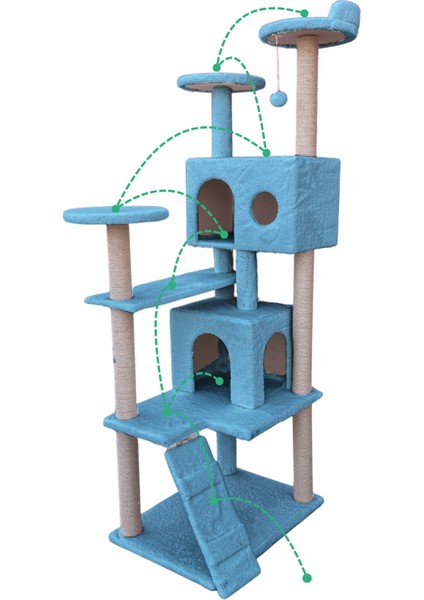 Kule Kedi Evi Tırmalama ve Kedi Evi fırsatları