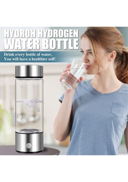 Hidrojen Su Şişesi Jeneratörü Taşınabilir Iyon Su Şişesi Hidrojen Zengini Bardak Yüksek Konsantrasyonlu Sağlık Kupası (Yurt Dışından) indirimleri