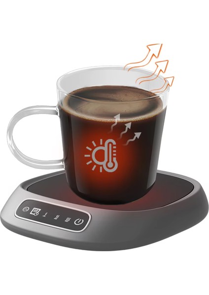 Coffeemug Isıtıcı Masa Bardak Isıtıcı Otomatik Kapanma ve Zamanlayıcı Akıllı Bardak Isıtıcı USB Güç Kaynaklı Termostat Hediyeler Için Bardak Altlığı (Yurt Dışından) modelleri