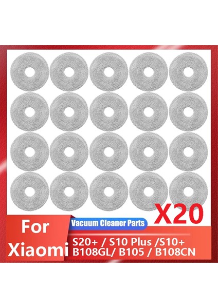 Xiaomi Robot Süpürge S20+ / S10 Plus /S10+/ B108GL / B105 / B108CN B113CN Parçalar Aksesuarlar Paspas Bezi Yedek Parçalar (Yurt Dışından)