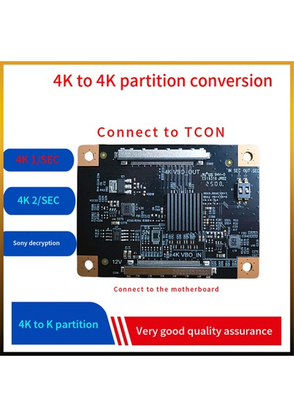 Tv Ekran Görüntü Büyütme Kartı 4K 60hz'den 4K 60Hz'e Dönüştürücü Plaka Tek Çift Bölmeli Ekran Görüntüsünü Değiştirmek Için (Yurt Dışından) fiyatları