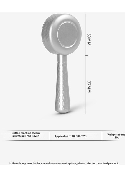 Kahve Buhar Kolu Değişimi Barsetto BAE02/025 Espresso Makinesi Buhar Anahtarı Düğmesi B Için Buhar Kolu Sökme (Yurt Dışından) fırsatları