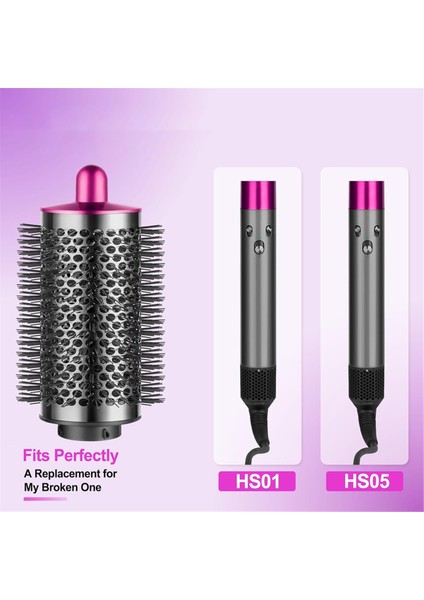 Dyson Airwrap, Barrels Curl ve Wave Curl Purple Için 20MM-36MM Uzun Namlulu Başlık ve Büyük Yuvarlak Fırça Başlığı (Yurt Dışından) indirimleri