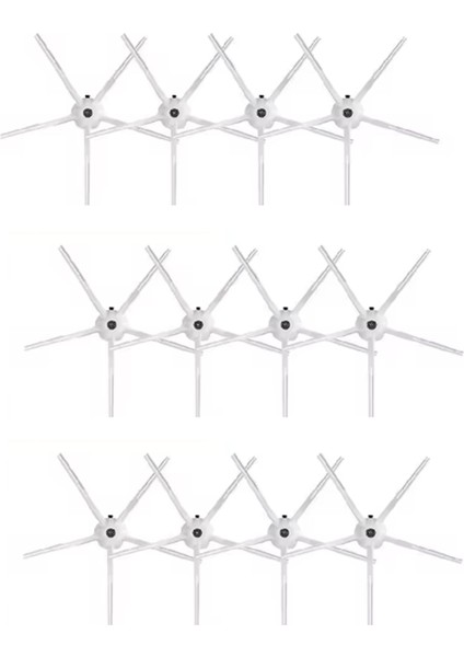 Roborock Q7 / Q7+ / Q7 Max+ Robot Süpürge Parçalarının Değiştirilmesi Için 12 Adet Yan Fırça (Yurt Dışından) modelleri