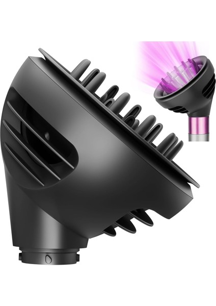 Dyson Airwrap HS01 HS05 HS08 Için Dalga ve Kıvırma Difüzörü Iki Hava Akışlı Kubbe Veya Difüz Modu Saç Difüzörü Ataşmanı (Yurt Dışından) modelleri