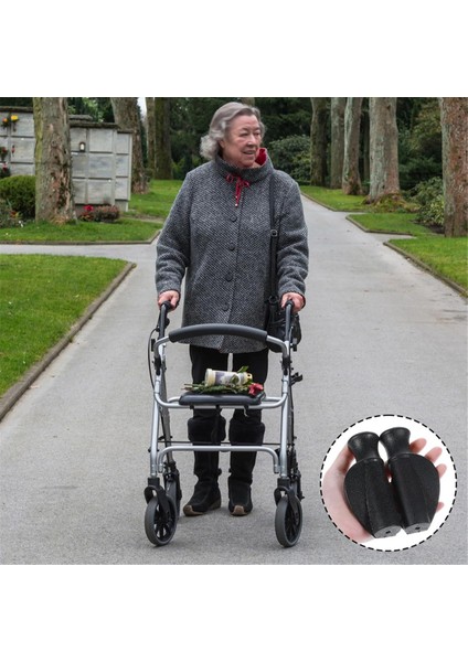 2 Adet Evrensel Rollatör El Tutacağı, Kaymaz Tekerlekli Yürüteç El Tutacağı Rollatör ve Tekerlekli Sandalye Için Yedek Parçalar (Yurt Dışından) fırsatları