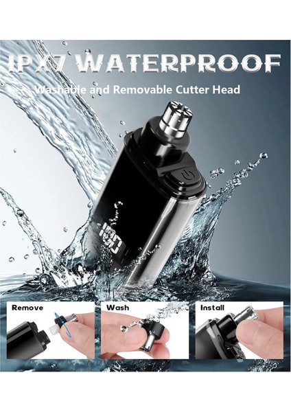 Erkekler Için Burun Kılı Kesme Makinesi Burun Kulak Kılı Kesme Makinesi Taşınabilir Dijital Ekran Kulak Burun Kılı Kesme Makinesi Şarj Edilebilir Saç Kesme Makinesi (Yurt Dışından) modelleri