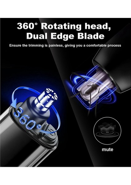 Erkekler Için Burun Kılı Kesme Makinesi Burun Kulak Kılı Kesme Makinesi Taşınabilir Dijital Ekran Kulak Burun Kılı Kesme Makinesi Şarj Edilebilir Saç Kesme Makinesi (Yurt Dışından) fırsatları