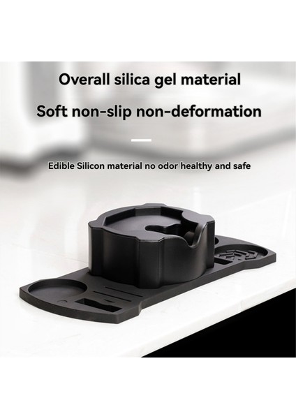 Espresso Tamper Istasyonu Tabanı 51/54/58MM Evrensel Silikon Saplı Dağıtıcı Toz Dağıtıcı Iğne Oturma Desteği B (Yurt Dışından)