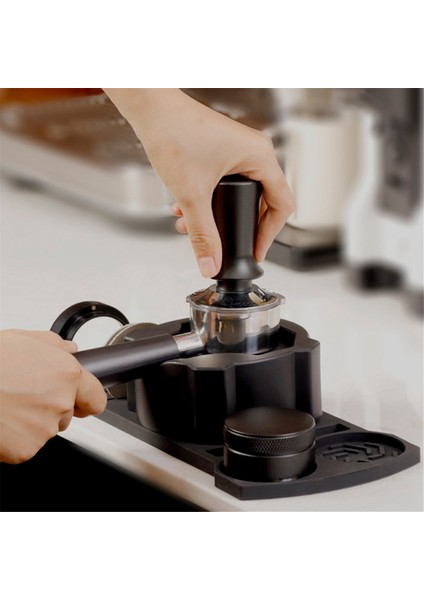 Espresso Tamper Istasyonu Tabanı 51/54/58MM Evrensel Silikon Saplı Dağıtıcı Toz Dağıtıcı Iğne Oturma Desteği B (Yurt Dışından) indirimleri