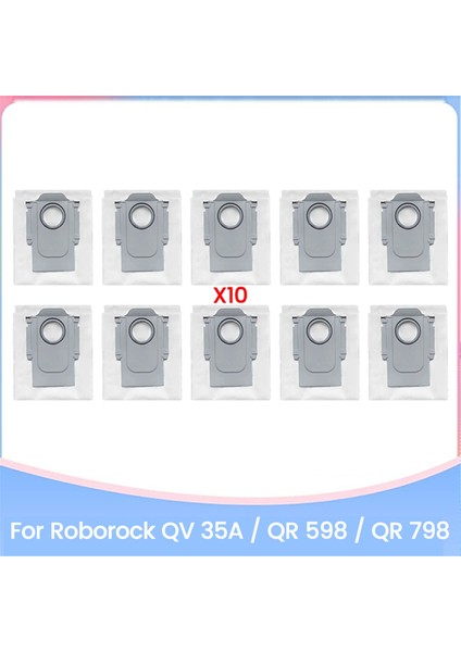 Roborock Qv 35A / Qr 598 / Qr 798 Robot Süpürge Yedek Parçaları Verimli Temizlik Aksesuarları B Için Vakum Toz Torbası (Yurt Dışından)