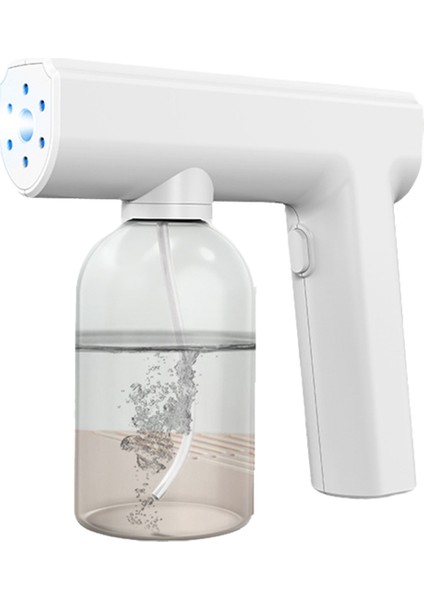 Berber Su Sisleyici Kablosuz Elektrikli Sisleyici Su Buhar Sis Dezenfeksiyon Bahçe Sisleme Aleti Beyaz (Yurt Dışından)