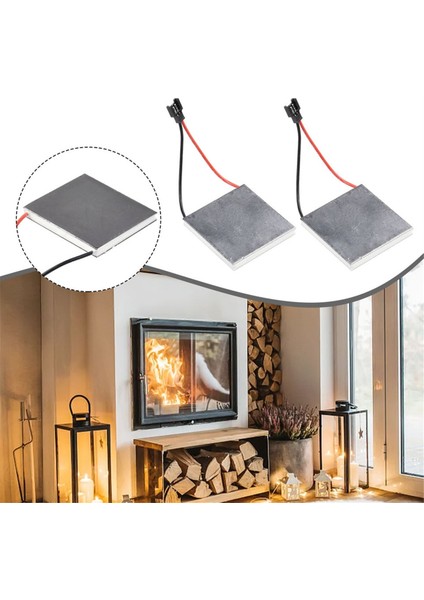 2 Adet Şömine Fan Jeneratör Levhası Şömine Fan Motoru Soba Fırın Termoelektrik Elektrik Jeneratör Motor Aksesuarları (Yurt Dışından) fiyatları